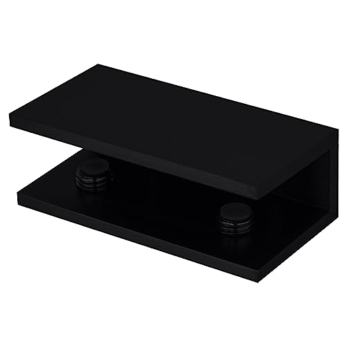 CRL NDC12MBL Matte Black No-Drill Clamp for 1/2