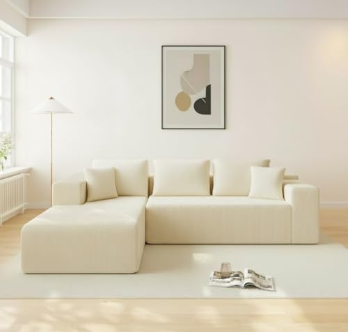 Galyar Sofá Chic esquinero Modular en L Moderno de Espuma Comprim...