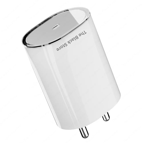 Image of The Black Store Original 45W USB-C Power Adapter Compatible with Nothing Phone 3, 3a, 3a Pro Super Fast Charger for Safe & Stable Charging Compact & Travel Friendly