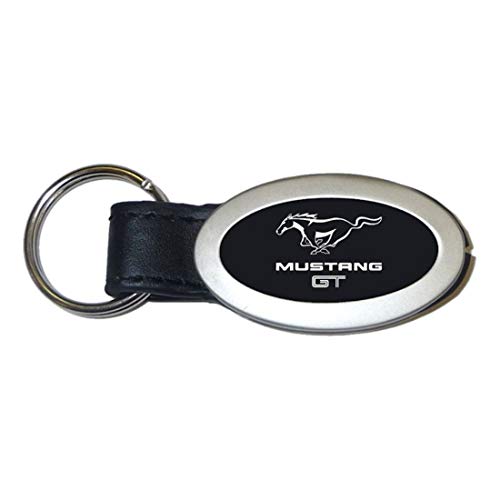 Ford Mustang GT Oval Style Metal Key Chain Key Fob by Au-Tomotive Gold, Inc.