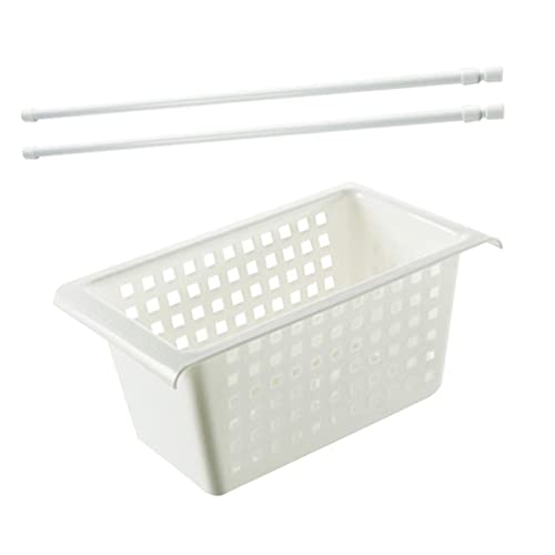 Colador para Cocina con Barra Telescópica y Canasta de Drenaje