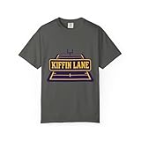 Kiffin Ln Street Sign T-Shirt | Neon Retro Road Sign Design