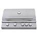 Blaze Gas Grill | 32-inch Built-in Natural Gas Grill | 4 Burner BBQ | Premium Outdoor Kitchen Grilling Experience | Best in Class Warranty | LTE+ | BLZ-4LTE3-NG, Stainless Steel