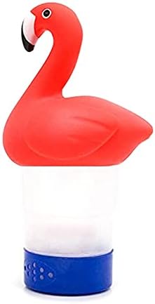 Chlorine Floater, Flamingo Collapsible Floating Pool Dispenser ，Fits 3" Chlorine Tablets，Release Adjustable for Indoor & Outdoor Swimming Pool Hot Tub SPA