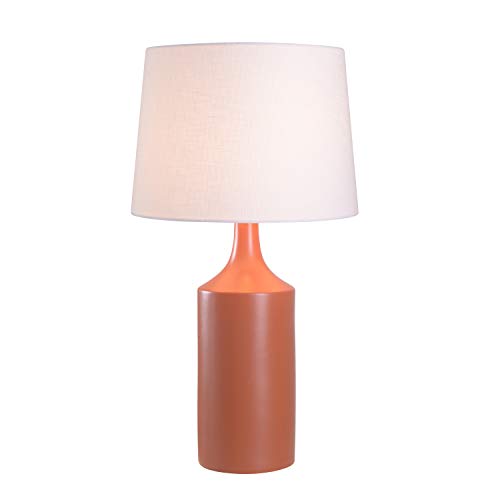 ❤ Crazy Deals Kenroy Home 33159ORNG Crayon Table Lamps, Medium, Matte Orange Ceramic