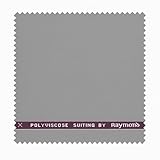 Raymond Mens Unstitched Trouser/SUIT Fabrics (LESS WRINKLES, All Weather Fabric, Premium Fabric) (LIGHT GREY, 1.2 METERS FOR TROUSER)