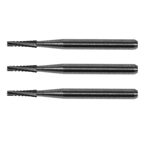 JECOMPRIS 3pcs Auto Glass Repair Drill Bit Kit for Windshield Crack and Chip Repair, Tungsten Carbide Bits, Electric Grout Removal Tool