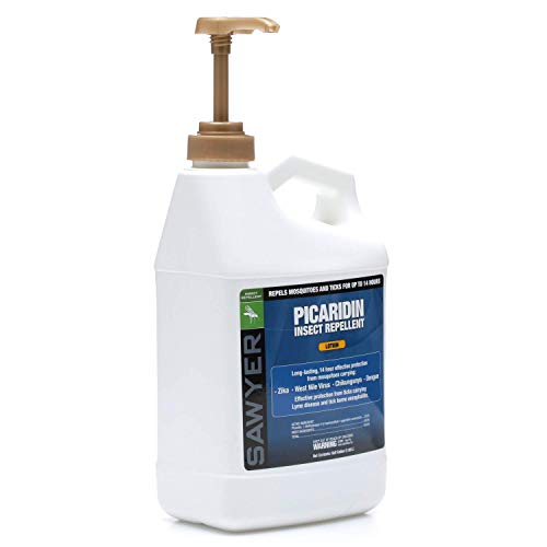 Image of Sawyer Products SP567 Premium Insect Repellent with 20% Picaridin, 0.5-Gallon Lotion Pump Dispenser, White