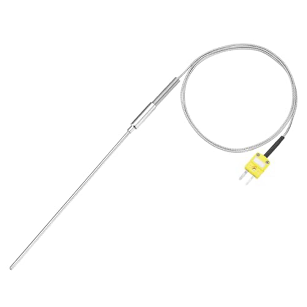 Ijsdnvjndx As Shown K Type Thermocouple With Plug, Meter Temperature Sensor Probe -50 To 1100°C,3.3Ft Wire 4X150mm