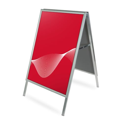 Chevalet publicitaire Passau double face grand format 700x1000 en aluminium