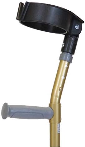 Walk Easy Youth Forearm Crutches 4" Full Cuff Model 586 (Pair) (Black)