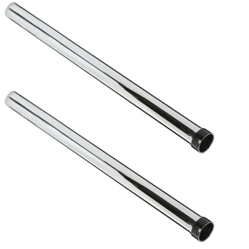 Image of Masterpart Universal Vacuum 35mm Chrome Extension Rod Wand Tubes Compatible with Karcher Vacuum Cleaners