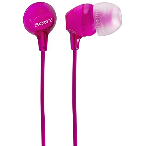 Image of Sony MDR-EX15LPP Pink in Ear Headphones MDREX15