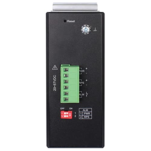 Image of Tripp Lite Industrial 4-Port Managed Gigabit Ethernet Switch, 2 SFP GbE Slots, 10 /100 /1000 Megabit RJ45 Ports, -40 to 167F Temperature Range, 3-Year Manufacturer's Warranty (NGI-M04C2)