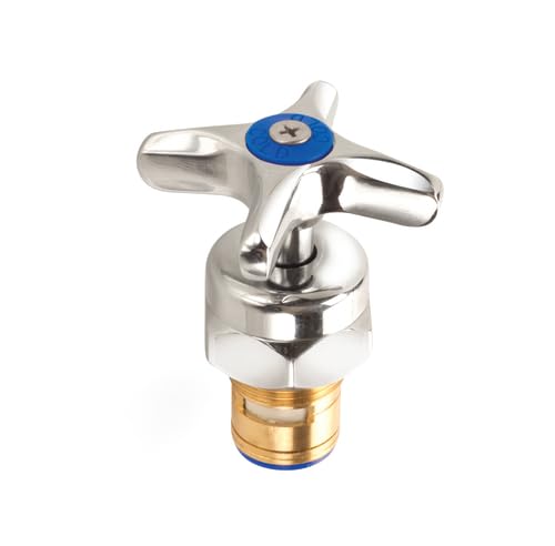FSE 373-KR-21-350L Valve Repair Kit, Cold Water Cross Handle Ceramic Cartridge Valve, 1/4 Turn Operation, Fits 3/4 in Full Flow Faucets, Royal Series, Interchangeable, Fully Assembled