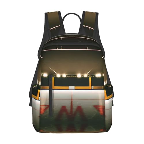 QASNLU Hockey Stick print Fashion Backpacks Hiking Camping Day bags Men Women Traveling Outdoor backpacks