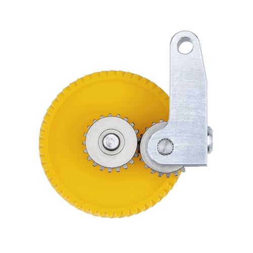 Tofelf Upgrade Hardened Steel Extruder Gear Assembly for Bambu Lab P1P X1 X1C 3D Printer Nickel Plating Wear-Resisting 1.75MM Filament