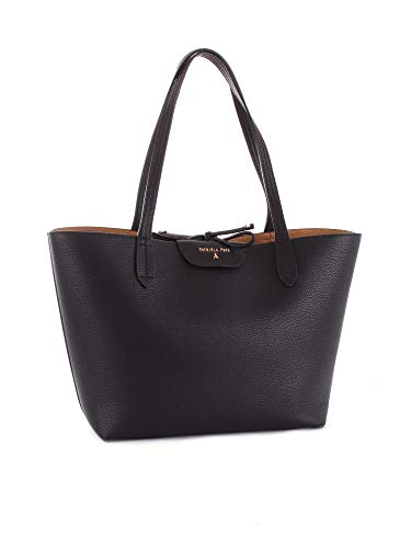 PATRIZIA PEPE Reversible Borsa tote nero/beige