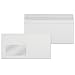 Produktbild 1000 Briefumschläge DIN lang haftklebend mit Fenster Briefhüllen 110x220 mm 100688