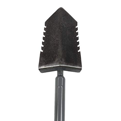 Lesche T- Handle 31\" Heavy Duty Metal Detector Shovel Double Serrated Blade - Thumbnail 2