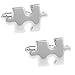 Daesar Bouton de Manchette Homme Argent Puzzle Boutons de Manchette Argent
