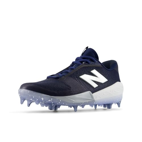 New Balance Men's FuelCell Comp V4 Baseball Shoe, Navy/White, 11 M by New Balance - Used condition - US$97.81