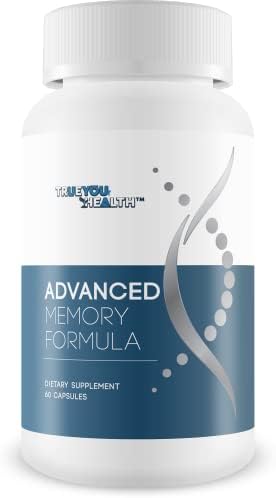 Advanced Memory Formula - by True You Health - Our Best Memory & Brain Formula - Formulated with Ginkgo Biloba and other Premium Ingredients for Advanced Memory & Brain Support, 60 Count (Pack of 1)