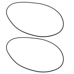 2pcs Turntable Drive Belt Elasticity Belt Record Player Belt Replacement Rubber Belt Compatible with Rega Turntables Wire diameter 1.8mm Inner diameter 109mm - Les Beatles, Paul McCartney, John Lennon, RIngo Starr, George Harrison