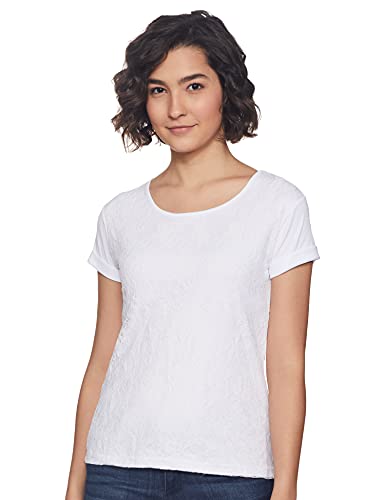Image of Easybuy Women's Regular T-Shirt (AU21MN02LS White S