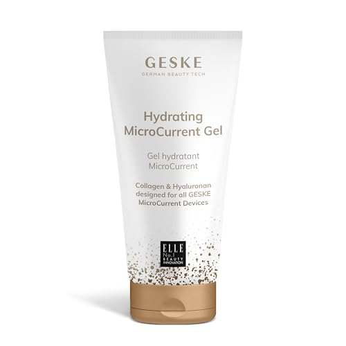 GESKE | Gel idratante microcorrente | Indispensabile per tutti i dispositivi GESKE MicroCurrent | Gel di contatto a base d'acqua | Non testata sugli animali