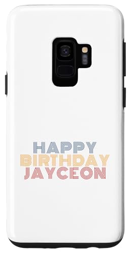 Galaxy S10e Happy Birthday Jayceon Personalized Name Retro Typography Case