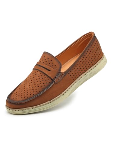 Image of Men's Denim Causal Loafers | Premium Breathable Upper | Driving Loafers | Lighweight Slip-On's | Soft Cushioned Insole | Super Flexible, Comfortable for Men