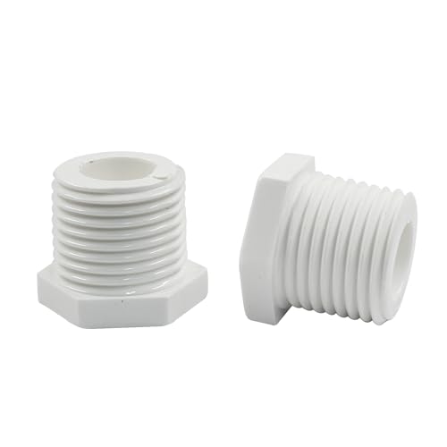 Image of 20Pcs White Plastic Water Heater Drain Plug Set, 1 /2 Inch NPT PVC Replacement Plug for RVs and Campers