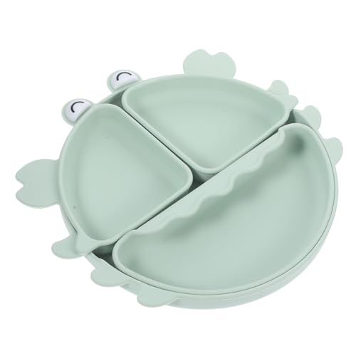 Alipis Silicone Toddler Bowl Crab Design Easy to Grip Plate for Boys and Girls