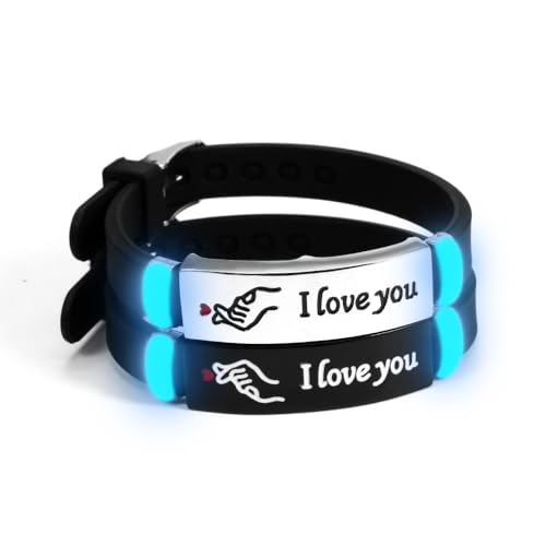 2/PCS SET Luminous King Queen Crown Couple Bracelet, Fashionable Silicone Bracelet, Cute and Simple Alloy Design, Daily and Gift Occasions, Valentine's Day Four Seasons Accessories