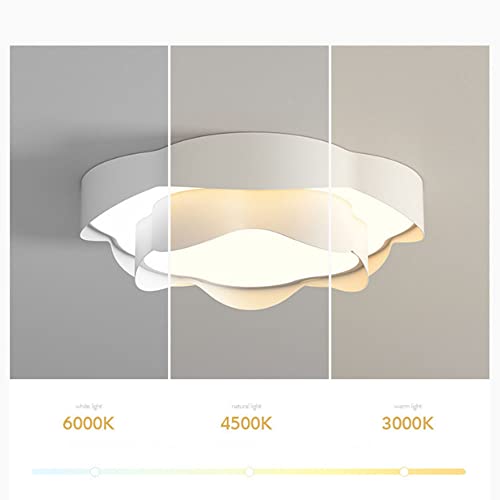 Plafonnier à intensité variable au design de fleur moderne pour chambre à coucher