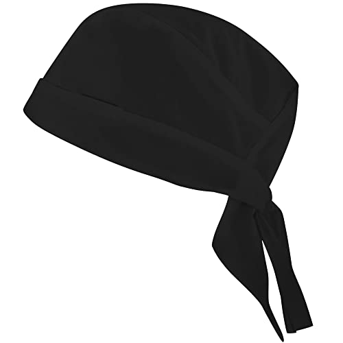PALLTEX Gordon Calot Toque Cuisinier Pizzaiolo Chef - Taille Unique, Noir - 1 pièce