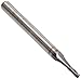 Melin Tool EMGS-B Carbide Micro Ball Nose End Mill, AlTiN Monolayer Finish, 30 Deg Helix, 3 Flutes, 1.5000" Overall Length, 0.0625" Cutting Diameter, 0.125" Shank Diameter
