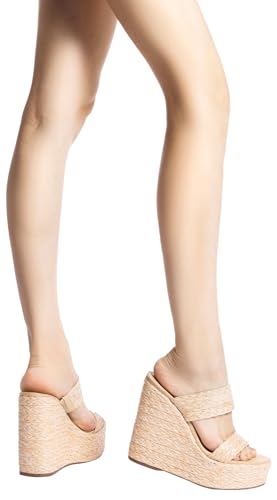 Pamela Wedge In Natural Raffia4