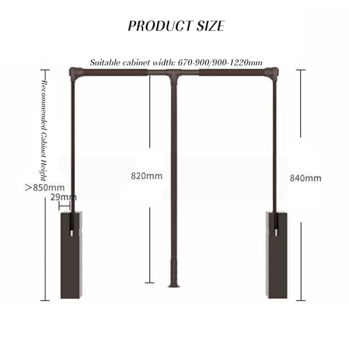 Cintre à tringles de placard pour optimiser un rangement étroit - 2
