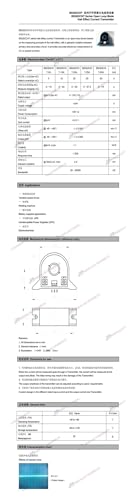 Sensor de corriente de efecto Hall 420 mA transformador de corriente CA 30A salida CC 4-20 mA 3