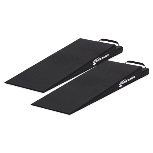 Race Ramps Foam Trailer Loading Ramps for Low-Profile Cars, 4 in H, Pair