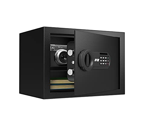 Best Promo RPNB Deluxe Safe and Lock Box,Money Box,Digital Keypad Safe Box,Steel Alloy Drop Safe, Keypad Lock,Perfect for Home Office Hotel Business Jewelry Gun Cash Use Storage,0.5 Cubic Feet
