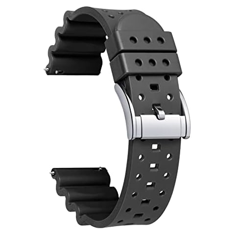 BINLUN Silicona Correa Reloj Correas de Silicona de Liberación Rápida Cover
