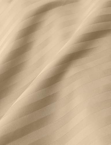 Image of Symbol Premium 100% Pure Cotton Soft Bedsheet for Double Bed - King Size (108x108 inches) with 2 Pillow Covers (27x17 inches) | 300 Threadcount
