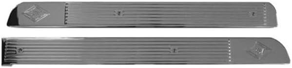 Technical Precision Replacement for Peterbilt 379 Year 2007 Floor Threshold Plate with Straight LINE Pattern and Engraved RW Diamond