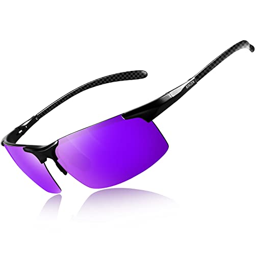 Image of BIRCEN Carbon-Fiber Polarized Sunglasses for Men: 0.74 oz & UV Protection