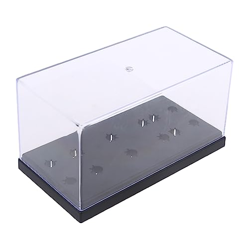 Carcasa para el tocadiscos en caja expositora de álbumes vinilo 7