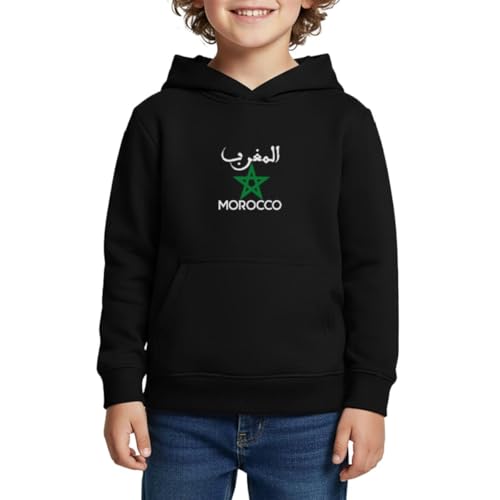 Cadeau pour Marocains : sweat Maroc enfant avec étoile verte