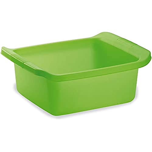 Giostyle Bacinella Rettangolare, Capacità 15 Lt, Verde